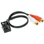 Cable auxiliaire compatible avec autoradio d origine compatible avec vw ap02 skoda nexus mfd2