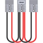 Cble de charge rapide voiture 30cm connecteur 50a 600v 1 tour 2 pour chariot lvateur, vhicule tout ...