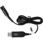 Vhbw - cble de charge remplacement pour braun 81747675 pour rasoir - cble d'alimentation, 120 cm noir ...