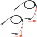 C�bles coaxiaux de test pour oscilloscope avec sonde � double crochet bnc