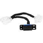 Cable d'extension adaptateur r�partiteur obd2 16 broches male � double femelle, cable y - eosnow