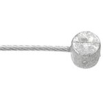 C�ble de frein ou d'embrayage 2m50 �2mm t�te 8x8mm pour moto