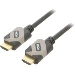 Cable hdcp 2. 2 hdmi 2. 1 male des deux cotes 2m noir Cable hdcp 2. 2 hdmi 2. 1 male des deux cotes 2m noir
