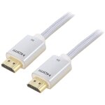 Cable hdmi 2. 1 male des deux cotes 1. 5m argent