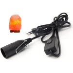 C�ble avec interrupteur pour lampe � sel - 1, 8 m - douille pour lampe de sel