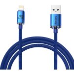 C�ble iphone pour charge rapide et transfert de donn�es usb - lightning 2, 4 a 2 m bleu