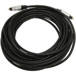 C�ble optique audio dor� 5m - connecteur plaqu� or, son num�rique clair, bo�tier alliage d'aluminium, ...