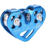 Cble de sauvetage  double poulie en acier inoxydable 30 kn, chariot pour tyrolienne, quipement de ...