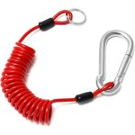 C�ble de s�curit� 1. 8 m pour remorque, frein et remorquage d'urgence de camping car c�ble spiral�