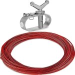 Câble de serrage avec tendeur pour bâche piscine kit 3 treuil + filet (150ft) Câble de serrage avec tendeur pour bâche piscine kit 3 treuil + filet (150ft)
