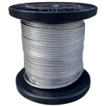 C�ble souple en inox 316 pour garde - corps - � 6 mm 7x7 - longueur 100 m - design production
