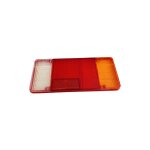 Maxter ? cabochon droit pour feu poids lourd ? dimensions 304 x 131 mm ? couleur rouge / orange pour ...