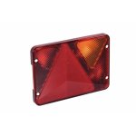 Cabochon lanterne droit de remorque - 6 fonctions ajba rl 80 - position, stop, �clairage plaque, antibrouillar ...