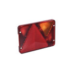 Cabochon lanterne droit de remorque ajba rl 80 - 6 fonctions - position, stop, �clairage plaque, anti ...