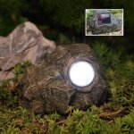 Cache clef exterieur, liuer imitation pierre avec compartiment secret avec led cachette de cl�s pour ...