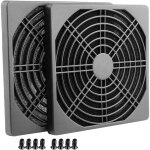 Cache de fente pci avec vis et couvercle de ventilateur avec filtre � poussi�re ultra fin (2 bo�tes de ...