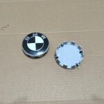 Cache - moyeu bmw 68mm ? capuchon centre jante voiture aluminium pour 1, 2, 3, 4, 5, x1 - x6, 320gt, ...