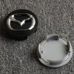 Cache moyeu roue 56mm compatible mazda 3 5 6 8 cx - 7 atenza ? cache centre de jante voiture en abs, ...