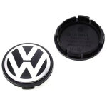 Cache - moyeu de roue 56mm pour volkswagen golf, passat, polo, jetta, bora, santana ? centre de jante ...