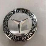 Cache - moyeu de roue 75mm compatible mercedes - benz toutes s�ries ? centre de jante voiture, capuchon ...