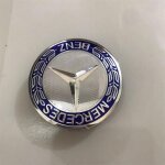Cache - moyeu de roue 75mm compatible mercedes - benz toutes s�ries ? centre de jante voiture, capuchon ...