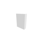 Atole - cache nourrice plomberie en acier blanc - largeur fixe - taille 4 : 650 x 450 x 150 mm Atole - cache nourrice plomberie en acier blanc - largeur fixe - taille 4 : 650 x 450 x 150 mm
