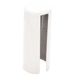 Cache paumelle universelle en nylon gris ? � visser pour huisserie bois ? r�glable avec cl� sp�ciale ...