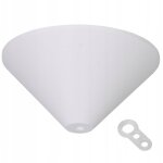 Cache plafond pour la lampe, cache plafond, blanc rosace de recouvrement pour la lampe