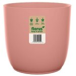 Cache - pot int. pot de fleurs rose - 18 cm