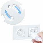 Cache - prise b�b� fran�ais - protection prises b�b� - cache - prises �lectriques - s�curit� enfant - ...