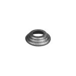 Cache scellement circulaire 3 marches pour poteau �60mm - largeur 120mm hauteur 20mm - fer forg� - � ...