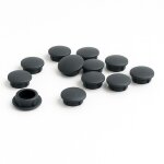 Cache vis anthracite �6mm - lot de 10