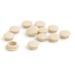 Cache vis beige clair �6mm - lot de 10