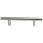 Poigne barre de diamtre 12mm entraxe 160mm finition en inox bross cadap 00498l / 72s