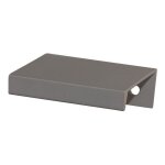 Poigne tirette en aluminium p0333 - entraxe 32 mm - longueur 50 mm - finition noir mat cadap