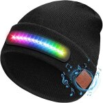 Cadeau homme original, idee cadeau noel, bonnet bluetooth homme led lumineux, cadeau homme original utile, ...