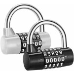 Cadenas, cadenas code, avec 5 chiffres cadenas, 2 piècescadenas code, cadenas à combinaison Cadenas, cadenas code, avec 5 chiffres cadenas, 2 piècescadenas code, cadenas à combinaison