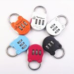 Cadenas � combinaison miniature pour bagages, cadenas � combinaison 3 chiffres, cadenas � combinaison ...