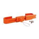 Cadenas container shutlok en acier tremp� ? antivol avec 2 cl�s ? couleur al�atoire gris ou orange ? ...