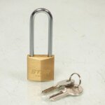 Cadenas long anse haute star locks corps en laiton pour fermeture
