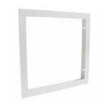 Cadre d'encastrement - dalle led 30x30 - faux plafond placo ba13 - aluminium blanc