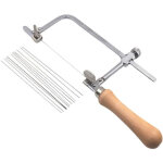 Un cadre de scie r�glable pour bijoutiers, �quip� de 12 lames de scie, un accessoire de fabrication de ...