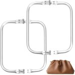 Cadre tubulaire interne, 2 pi�ces cadres de sac � main en aluminium, fermoir tubulaire charni�re interne, ...