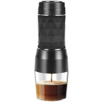 Cafelffe machine � caf� portable 3 en 1, eau chaude / froide, machine � expresso manuelle pour capsules ...