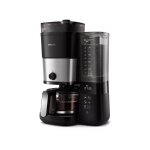 Cafetiere avec broyeur ou cafe moulu affichage led prog 10t bac a grain philips - hd7888. 01