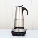 Senderpick - cafetire espresso, cafetire lectrique en acier inoxydable 220 v, cafetire espresso 4 ...