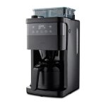 Cafetiere filtre digitale isotherme avec broyeur - medion - 1000w - 1, 0l - noir Cafetiere filtre digitale isotherme avec broyeur - medion - 1000w - 1, 0l - noir