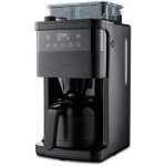 Cafetiere filtre digitale isotherme avec broyeur - medion - 1000w - 1, 0l - noir