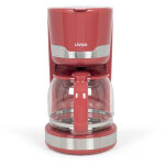 Cafeti�re filtre livoo dod201rc 1, 5 l 1000 w rouge chili 12 - 14 tasses