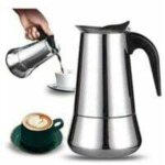 Cafeti�re italienne 12 tasses en acier inoxydable compatible tous types de feux 12 tasses